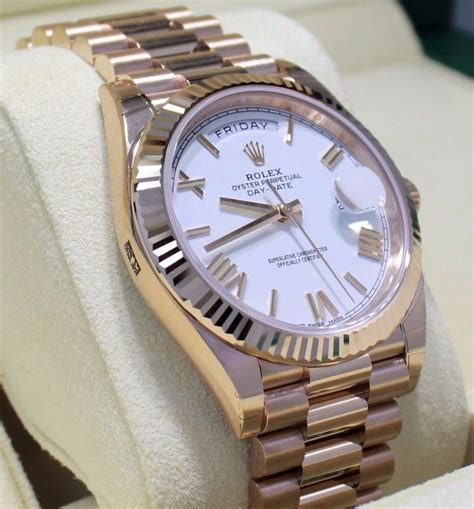 rolex roze|rolex rose gold 40mm president.